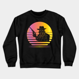 Western Legends Synthwave - Board Game Inspired Graphic - Tabletop Gaming  - BGG Crewneck Sweatshirt